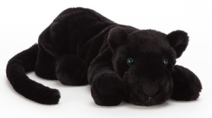 Peluche Panthère Noire Paris - 29 cm