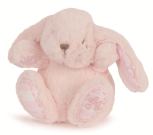 Peluche Lapin Augustin Rose - 12 cm