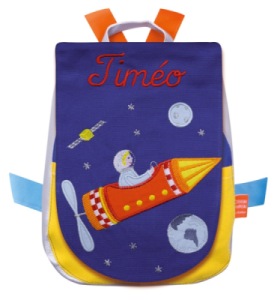 Sac à Dos à Broder Fusée