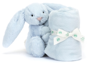 Doudou Lapin Bleu Bashful