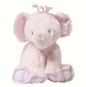 Peluche Eléphant Ferdinand Rose - 12 cm