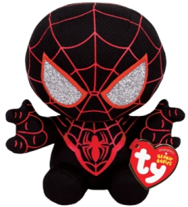 Peluche Miles Morales Spiderman Marvel Beanie Babies Small
