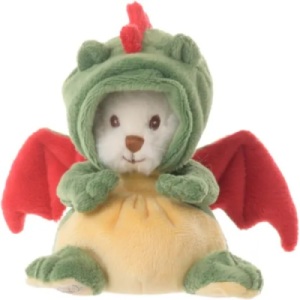 Peluche Ours Ziggy Dragon - 11 cm