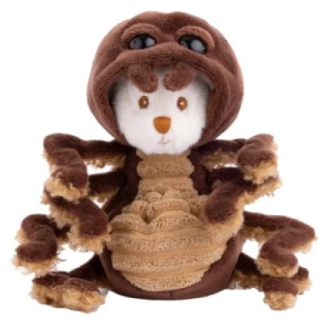 Peluche Ours Ziggy Araignée - 12 cm