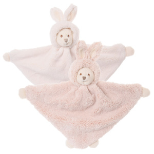 Doudou Ours-Lapin Ziggy Blanc