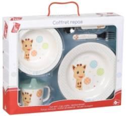 Coffret Repas Ballons Bleu Sophie la Girafe