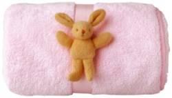 Couverture Lapin Rose 65x90 cm