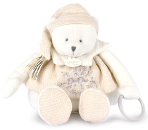 Peluche Pantin Ours Blanc Activités Anniversaire 25 ans