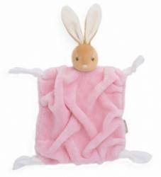 Doudou Lapin Plume Rose