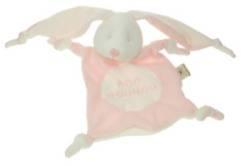 Doudou Lapin Rose - 20 cm