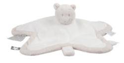 Doudou Ours Nouky Blanc Nougat Poudre d'Etoiles