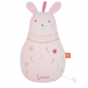 Peluche Musicale Lapin Rose Dounimaux