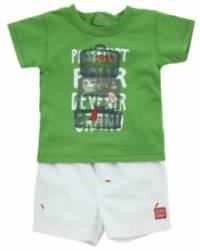 Ensemble Tee-Shirt et Short Vert 6 mois