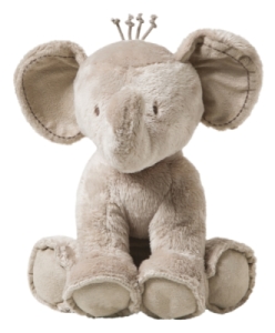 Peluche Eléphant Ferdinand Taupe - 25 cm