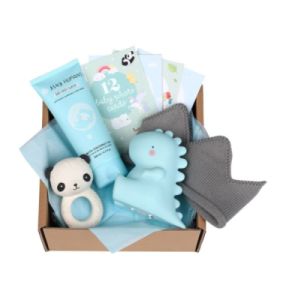 Box Bébé Bienvenue Petit Garçon Bleu XL