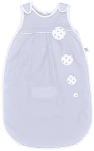 Gigoteuse Ouatinée Bleue Pois Bleus Fine Vintage TOG2 - 65 cm