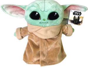 Peluche Mandalorian Grogu bébé Yoda - 25 cm