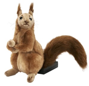 Peluche Ecureuil Roux Dressé