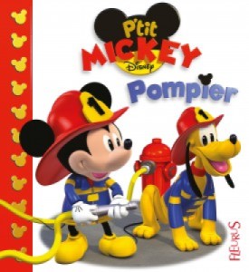 Livre Mickey Pompier