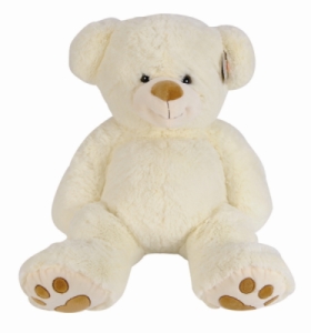 Peluche Ours Ivoire - 66 cm