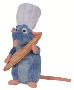 Peluche Rémy avec Baguette Ratatouille - 25 cm