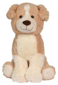 Peluche Chien assis Beige - 50 cm