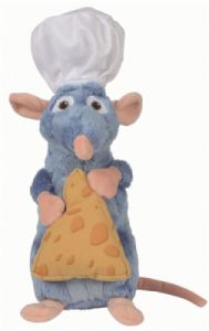 Peluche Rémy avec du Fromage Ratatouille - 25 cm