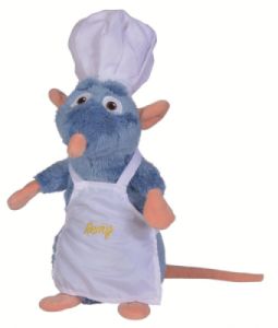 Peluche Rémy avec Tablier Ratatouille - 25 cm