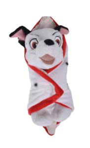 Peluche Chien Dalmatien Lucky avec Couverture - 25 cm