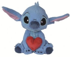 Peluche Stitch Coeur - 25 cm