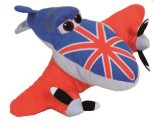 Peluche Avion Bulldog Planes - 25 cm