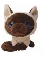 Peluche Chat Beige The Cat - 25 cm