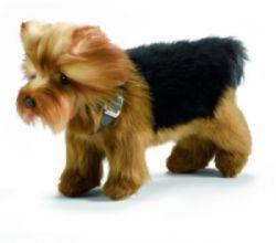 Peluche Chien Yorkshire Terrier 30 Cm