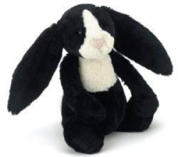 Peluche Lapin Bashfuls Noir et Blanc - 31 cm