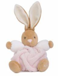 Peluche Lapin Plume Rose Pale - 18 cm