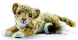 Peluche Léopard Bébé Couché - 26 cm