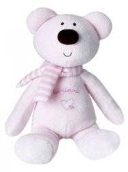 Peluche Luminou Ours Rose - 29 cm