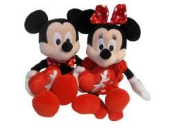 Peluche Mickey Coeur - 25 cm