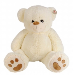 Peluche Ours Ivoire - 100 cm