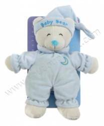 Peluche Ours Bleu Baby Bear - 24 cm