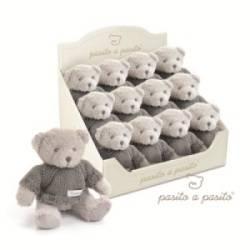 Peluche Ours Gris - 20 cm