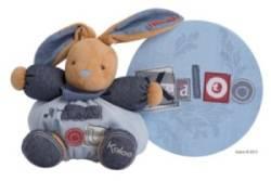 Peluche Patapouf Lapin Tout Doux Blue Denim - 25 cm