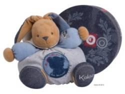 Peluche Patapouf Lapin Tout Sourire Blue Denim - 30 cm