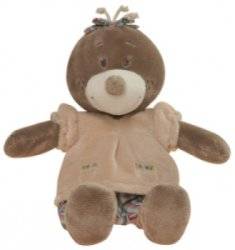 Peluche Taupe Emma - 35 cm