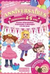 Pochettes Anniversaires Princesses 4-5 ans