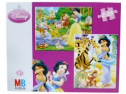 Puzzle 2x25 Pièces Princesses Disney