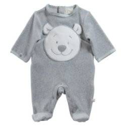 Pyjama Ours Nouky Gris 12 Mois