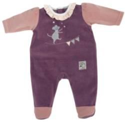 Pyjama Violine Aimé et Céleste - 3 Mois