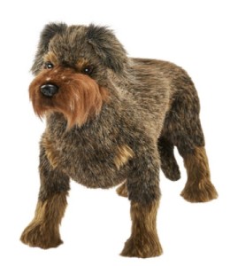 Peluche Teckel à Poil Dur - 30 cm