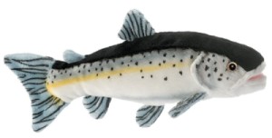 Peluche Poisson Truite - 20 cm